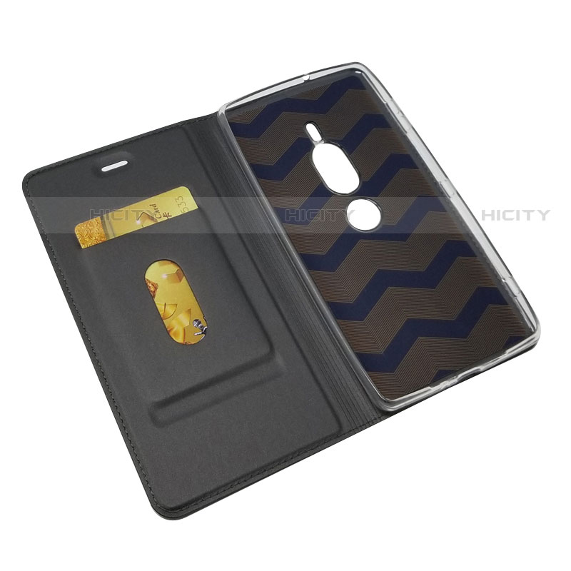 Funda de Cuero Cartera con Soporte Carcasa L03 para Sony Xperia XZ2 Premium