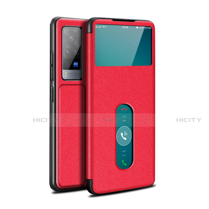 Funda de Cuero Cartera con Soporte Carcasa L03 para Vivo X60 Pro 5G