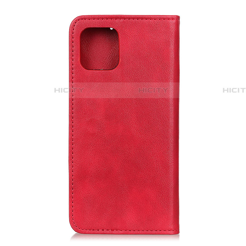 Funda de Cuero Cartera con Soporte Carcasa L03 para Xiaomi Mi 10 Lite Rojo