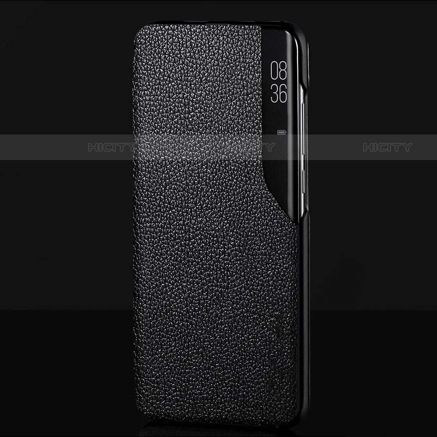 Funda de Cuero Cartera con Soporte Carcasa L03 para Xiaomi Mi 10 Negro