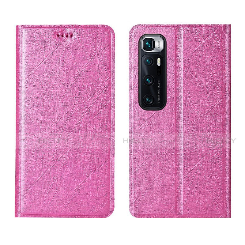 Funda de Cuero Cartera con Soporte Carcasa L03 para Xiaomi Mi 10 Ultra Rosa