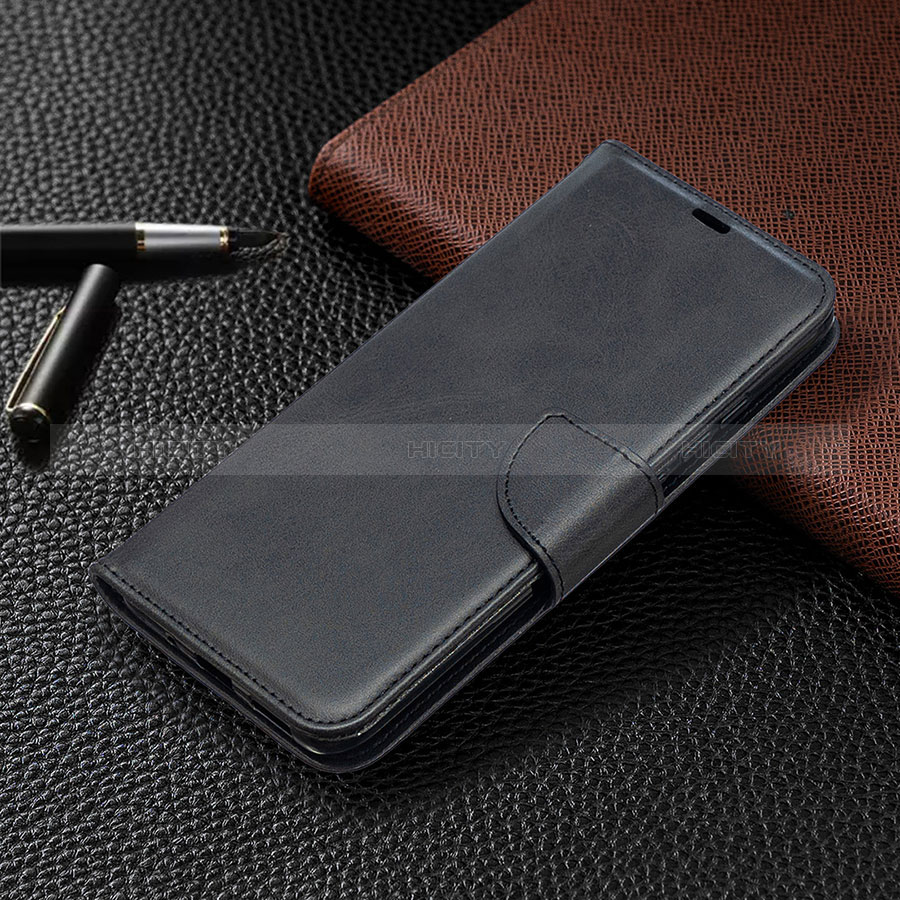 Funda de Cuero Cartera con Soporte Carcasa L03 para Xiaomi POCO C31 Negro