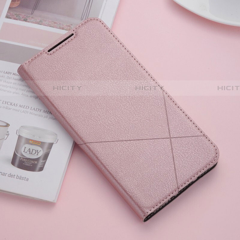 Funda de Cuero Cartera con Soporte Carcasa L03 para Xiaomi Redmi 8 Oro Rosa