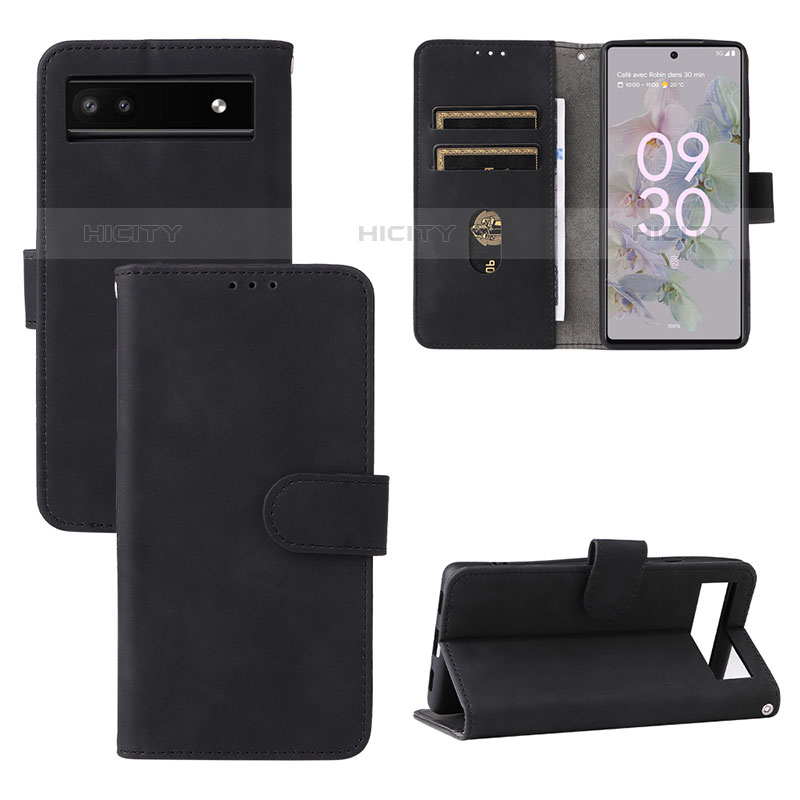 Funda de Cuero Cartera con Soporte Carcasa L03Z para Google Pixel 6a 5G