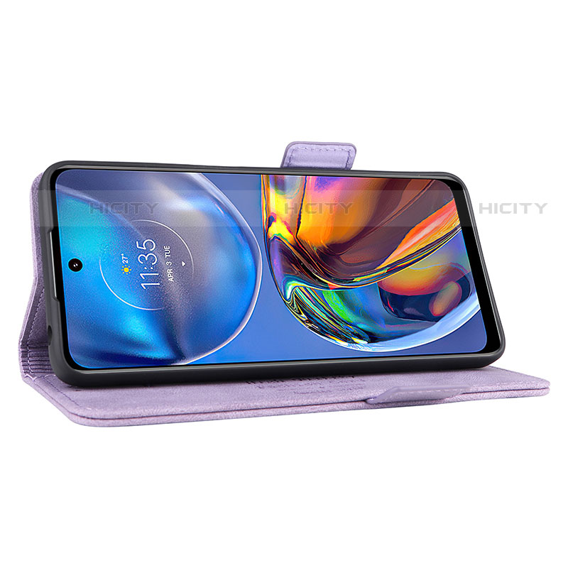 Funda de Cuero Cartera con Soporte Carcasa L03Z para Motorola Moto E32s