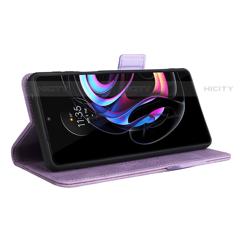 Funda de Cuero Cartera con Soporte Carcasa L03Z para Motorola Moto Edge 20 Pro 5G