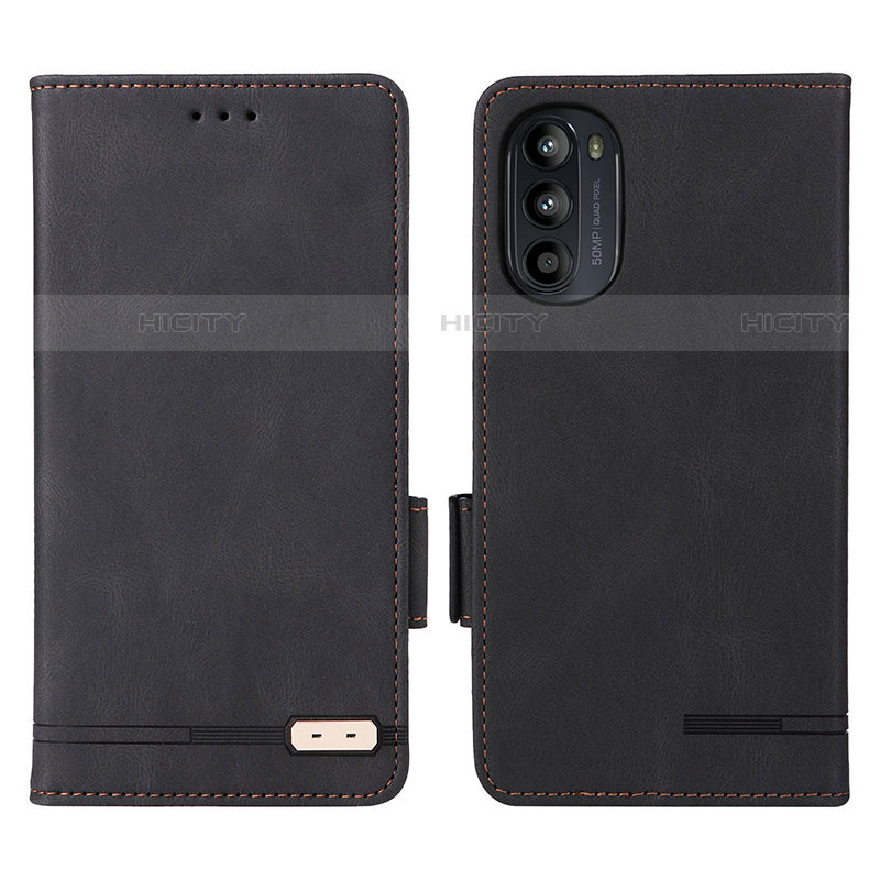 Funda de Cuero Cartera con Soporte Carcasa L03Z para Motorola Moto Edge (2022) 5G