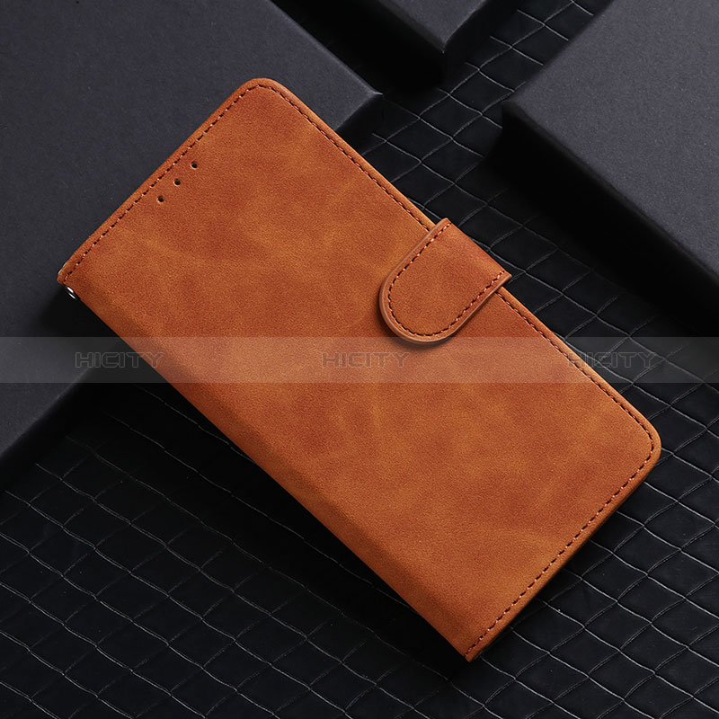 Funda de Cuero Cartera con Soporte Carcasa L03Z para Realme C20 Marron