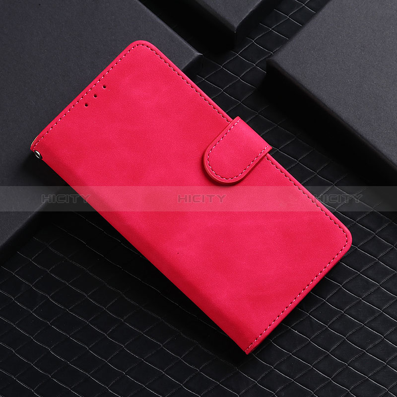 Funda de Cuero Cartera con Soporte Carcasa L03Z para Realme GT 5G Rosa Roja