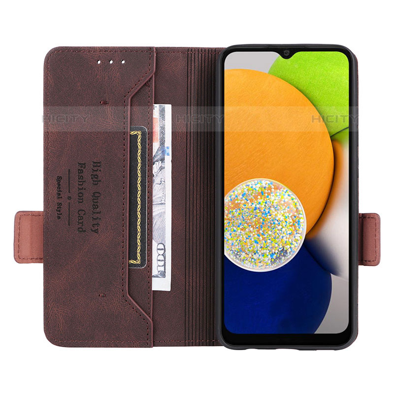 Funda de Cuero Cartera con Soporte Carcasa L03Z para Samsung Galaxy A03