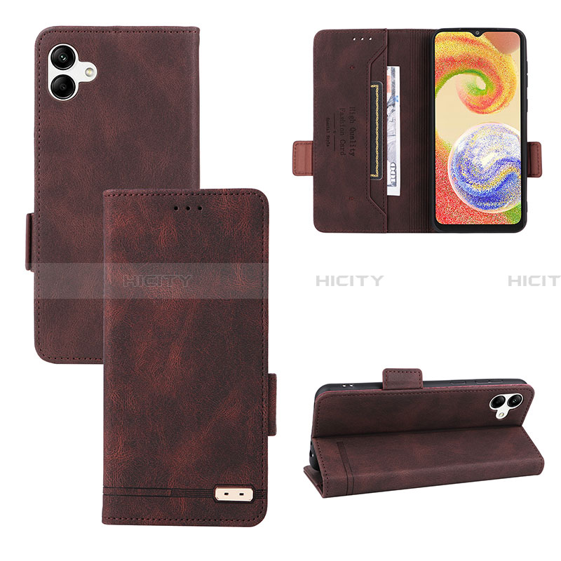 Funda de Cuero Cartera con Soporte Carcasa L03Z para Samsung Galaxy A04 4G