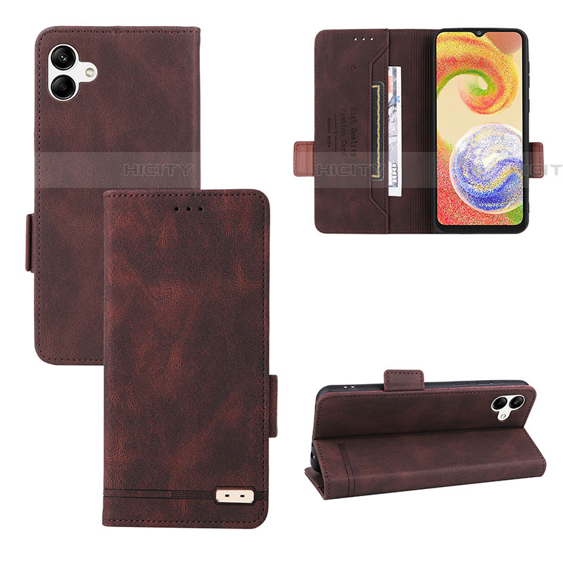 Funda de Cuero Cartera con Soporte Carcasa L03Z para Samsung Galaxy A04E