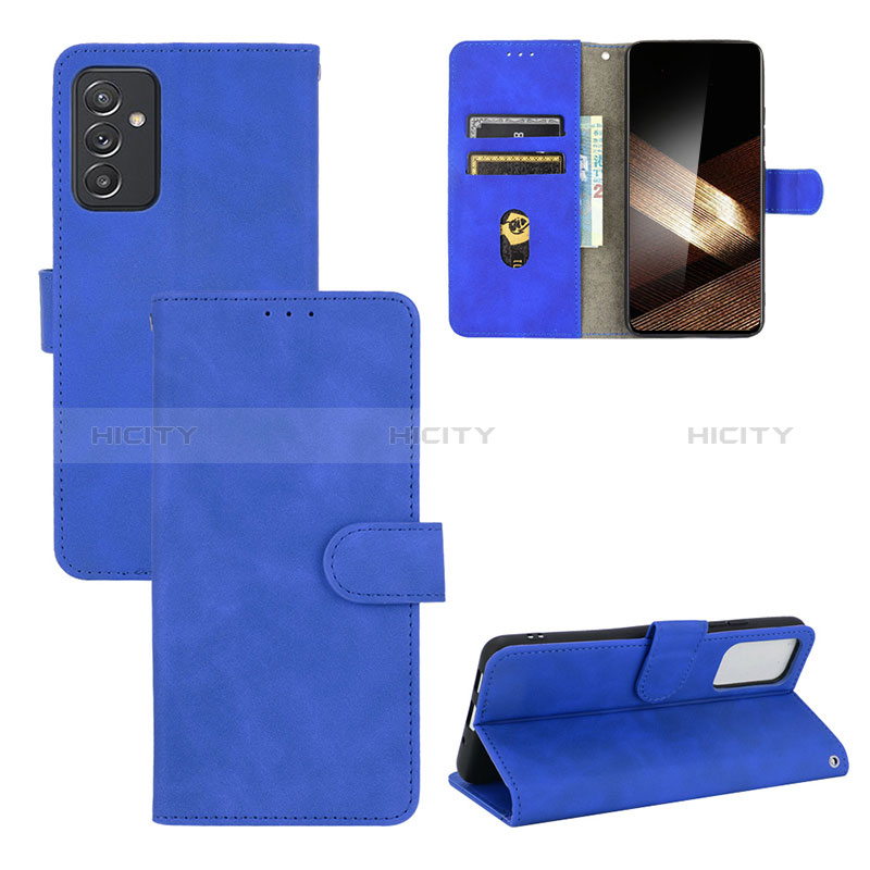 Funda de Cuero Cartera con Soporte Carcasa L03Z para Samsung Galaxy A15 4G Azul