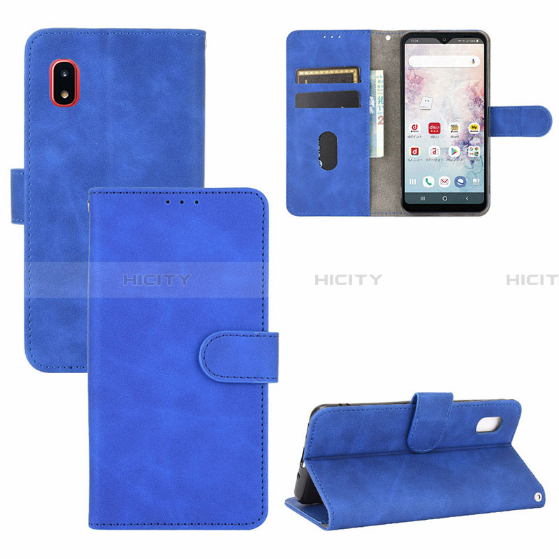 Funda de Cuero Cartera con Soporte Carcasa L03Z para Samsung Galaxy A20 SC-02M SCV46