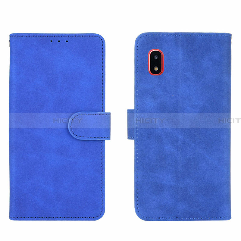 Funda de Cuero Cartera con Soporte Carcasa L03Z para Samsung Galaxy A20 SC-02M SCV46