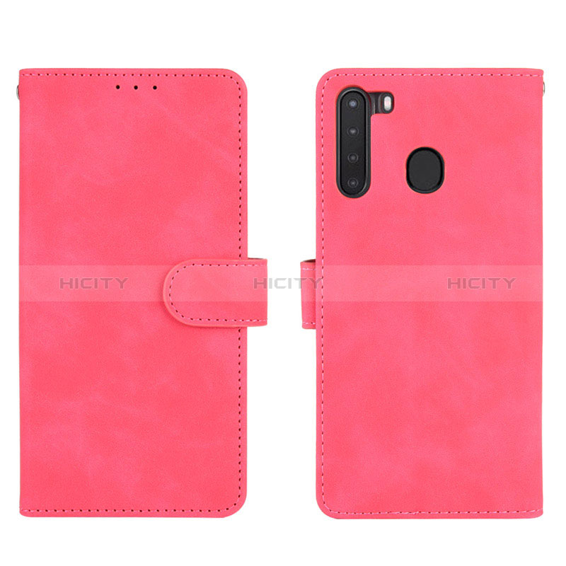 Funda de Cuero Cartera con Soporte Carcasa L03Z para Samsung Galaxy A21