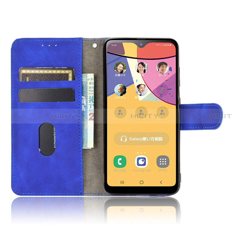 Funda de Cuero Cartera con Soporte Carcasa L03Z para Samsung Galaxy A21 SC-42A