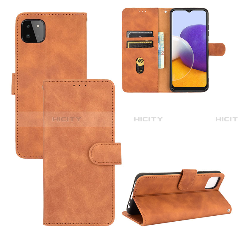 Funda de Cuero Cartera con Soporte Carcasa L03Z para Samsung Galaxy A22 5G