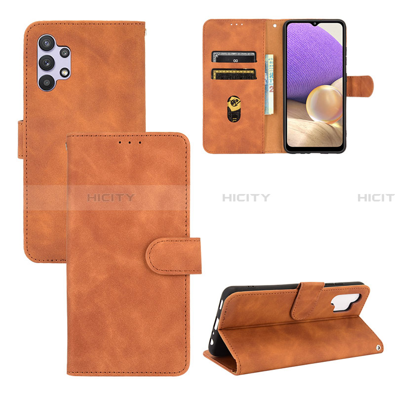 Funda de Cuero Cartera con Soporte Carcasa L03Z para Samsung Galaxy A32 4G