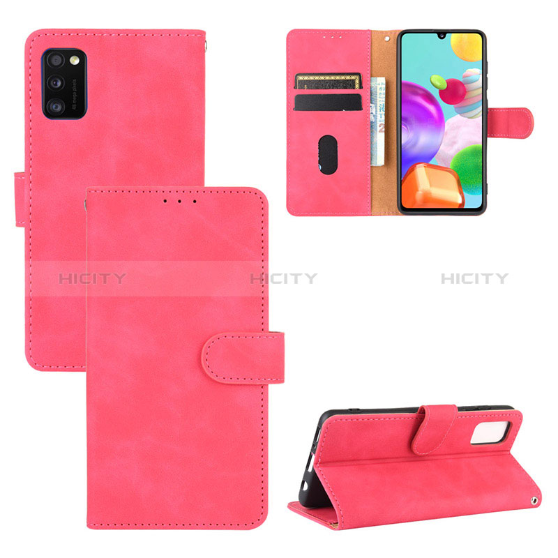 Funda de Cuero Cartera con Soporte Carcasa L03Z para Samsung Galaxy A41