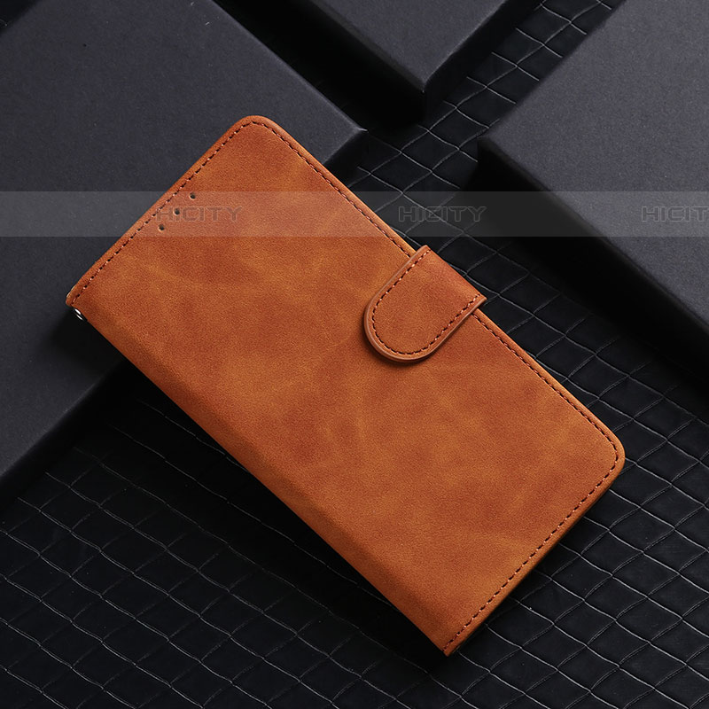 Funda de Cuero Cartera con Soporte Carcasa L03Z para Samsung Galaxy A52 5G Marron