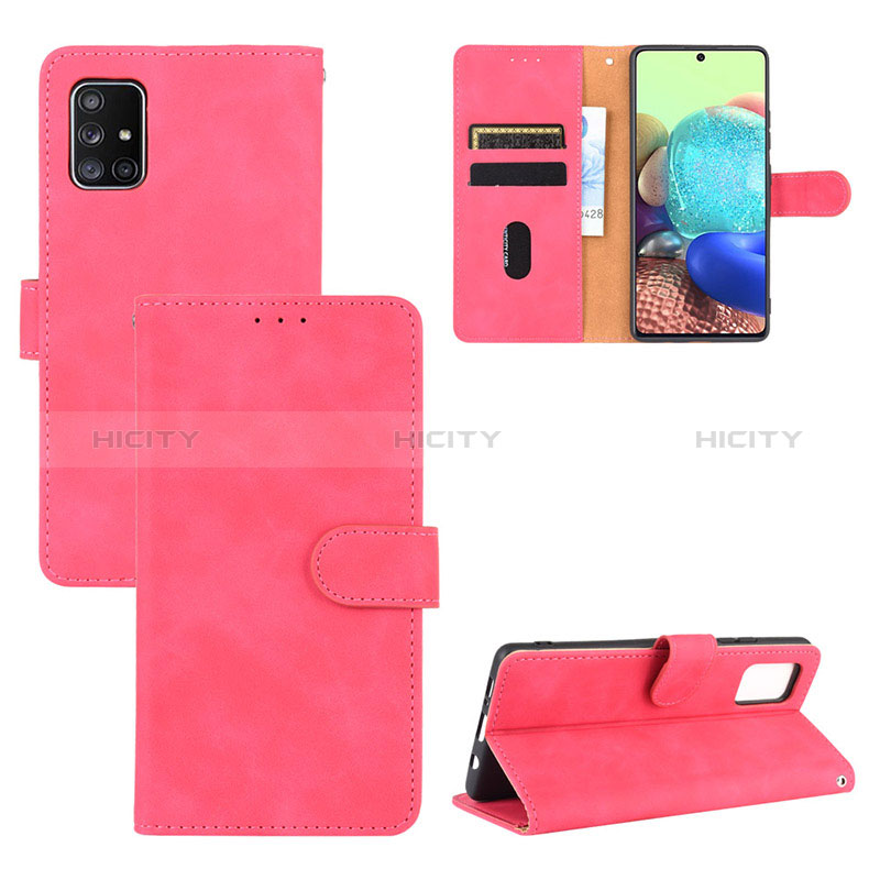 Funda de Cuero Cartera con Soporte Carcasa L03Z para Samsung Galaxy A71 4G A715