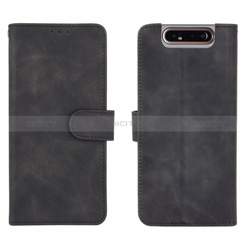 Funda de Cuero Cartera con Soporte Carcasa L03Z para Samsung Galaxy A80