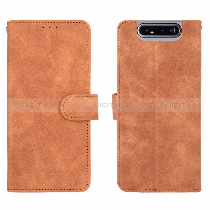 Funda de Cuero Cartera con Soporte Carcasa L03Z para Samsung Galaxy A80