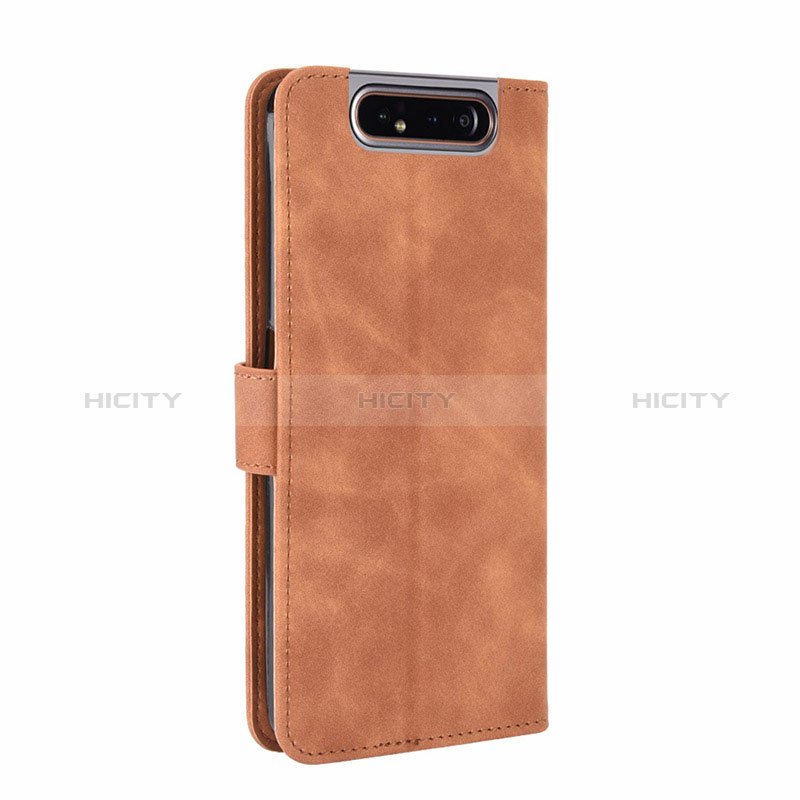 Funda de Cuero Cartera con Soporte Carcasa L03Z para Samsung Galaxy A80