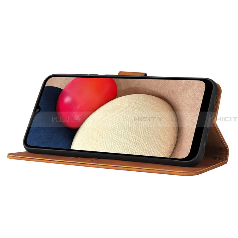 Funda de Cuero Cartera con Soporte Carcasa L03Z para Samsung Galaxy F02S SM-E025F