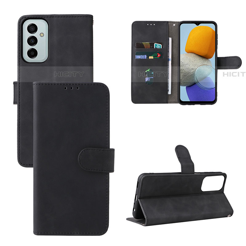 Funda de Cuero Cartera con Soporte Carcasa L03Z para Samsung Galaxy F23 5G Negro