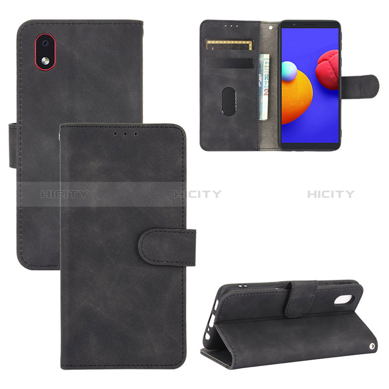 Funda de Cuero Cartera con Soporte Carcasa L03Z para Samsung Galaxy M01 Core