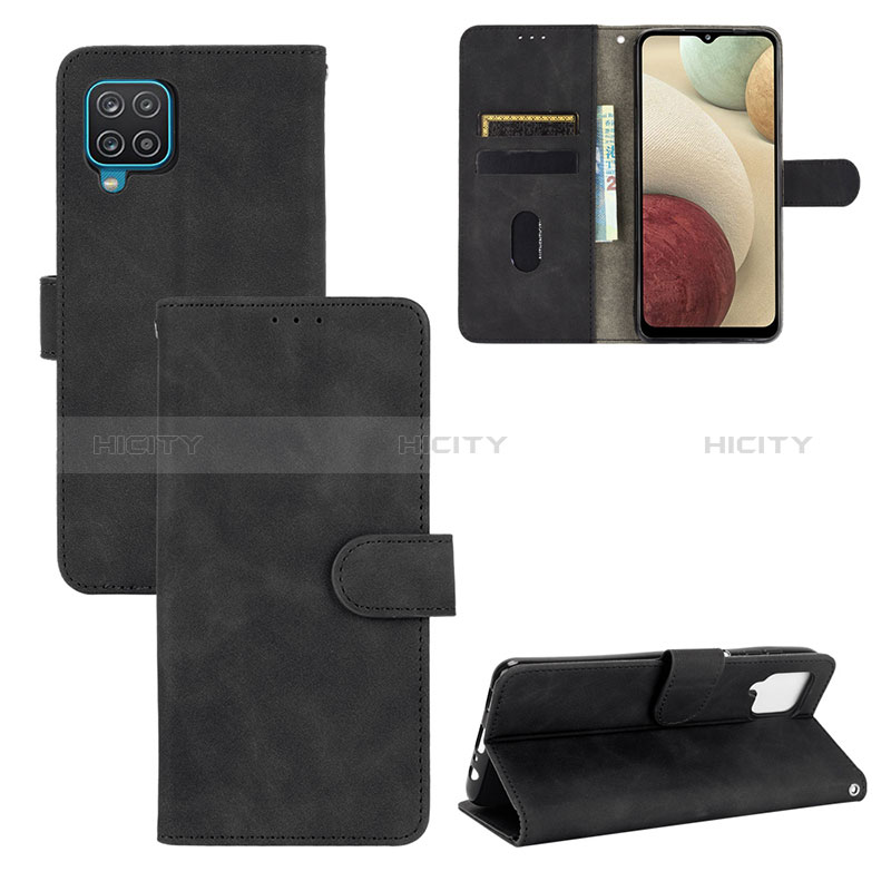 Funda de Cuero Cartera con Soporte Carcasa L03Z para Samsung Galaxy M12