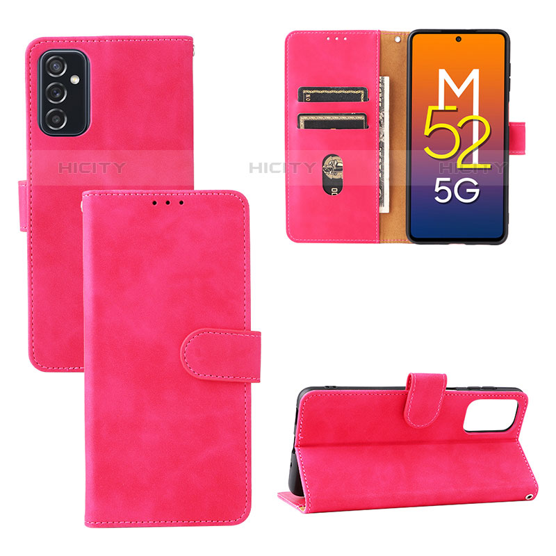 Funda de Cuero Cartera con Soporte Carcasa L03Z para Samsung Galaxy M52 5G