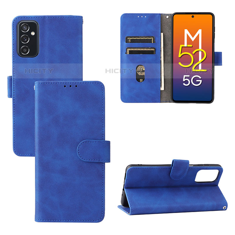 Funda de Cuero Cartera con Soporte Carcasa L03Z para Samsung Galaxy M52 5G