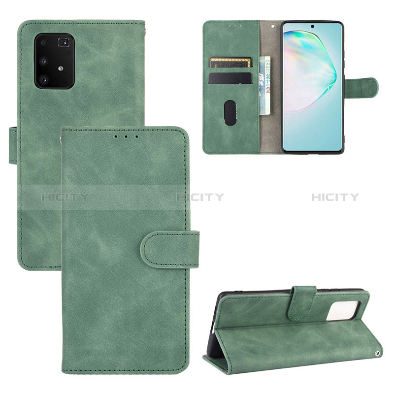 Funda de Cuero Cartera con Soporte Carcasa L03Z para Samsung Galaxy M80S Verde