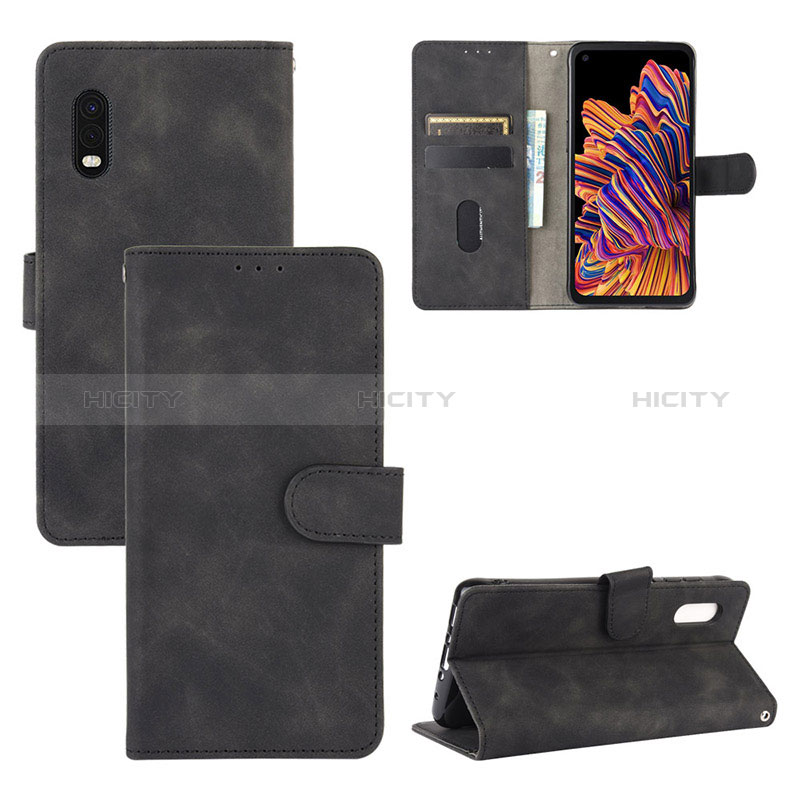 Funda de Cuero Cartera con Soporte Carcasa L03Z para Samsung Galaxy XCover Pro