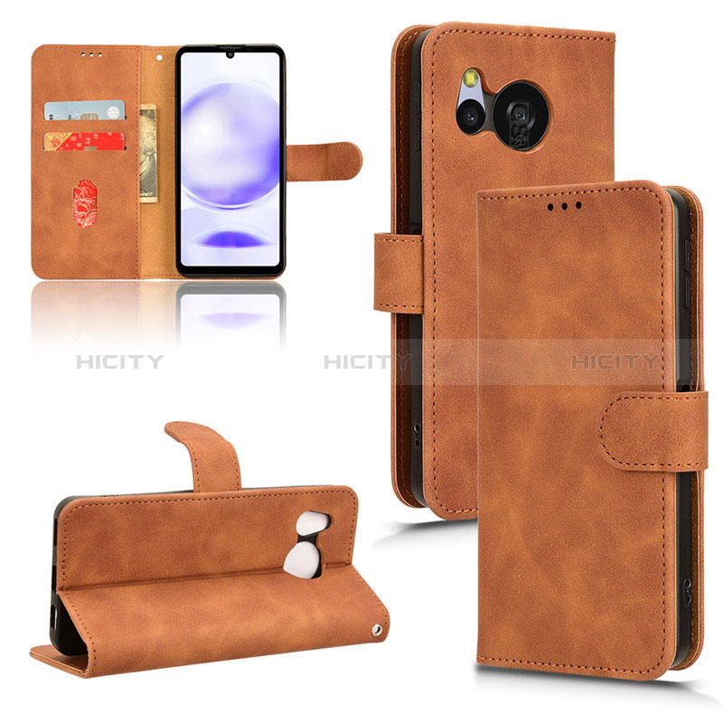 Funda de Cuero Cartera con Soporte Carcasa L03Z para Sharp Aquos Sense8