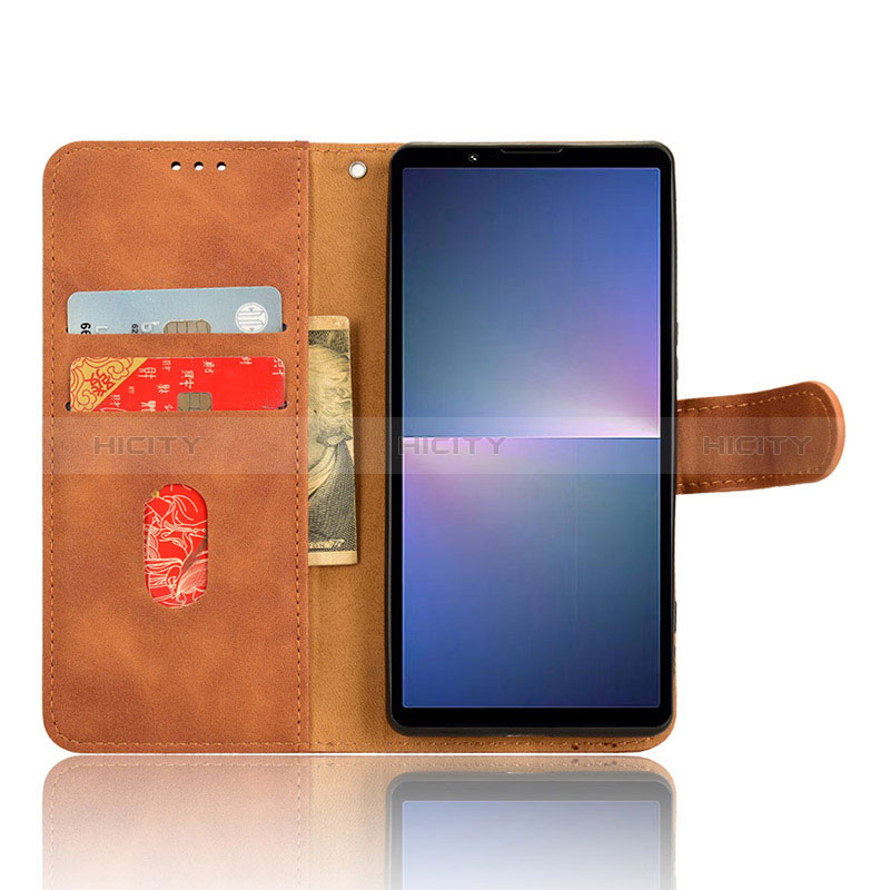 Funda de Cuero Cartera con Soporte Carcasa L03Z para Sony Xperia 5 V