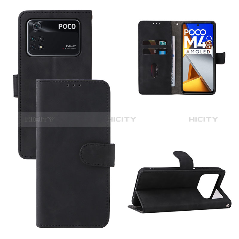 Funda de Cuero Cartera con Soporte Carcasa L03Z para Xiaomi Poco M4 Pro 4G