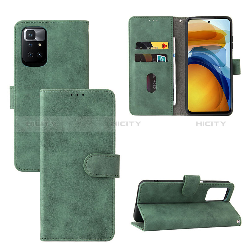 Funda de Cuero Cartera con Soporte Carcasa L03Z para Xiaomi Redmi 10 (2022)