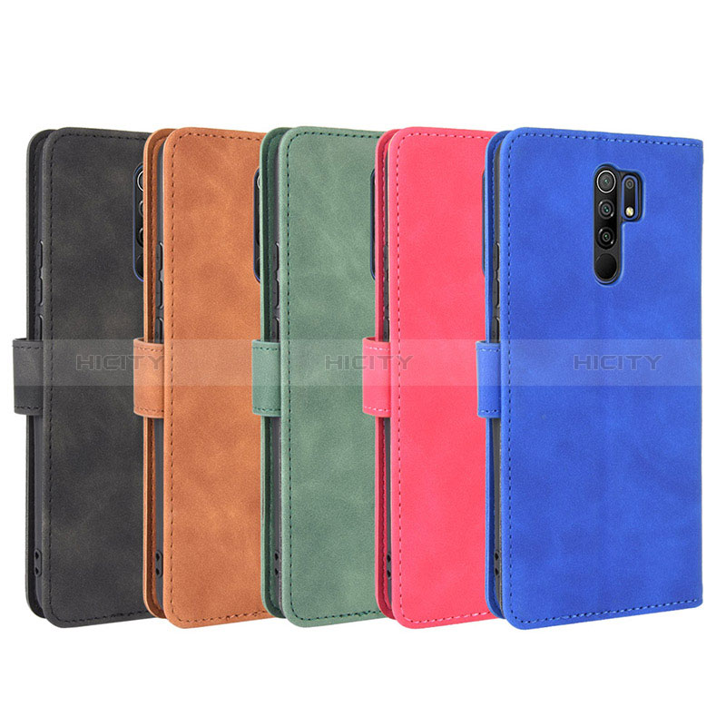 Funda de Cuero Cartera con Soporte Carcasa L03Z para Xiaomi Redmi 9 Prime India