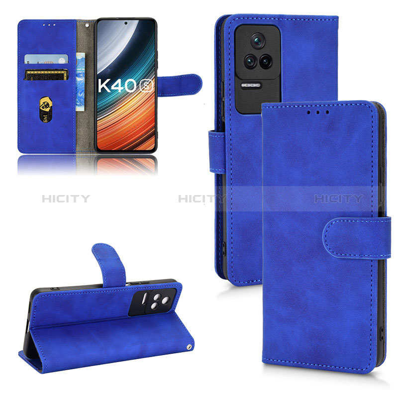 Funda de Cuero Cartera con Soporte Carcasa L03Z para Xiaomi Redmi K40S 5G