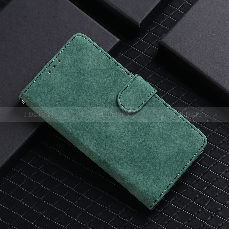 Funda de Cuero Cartera con Soporte Carcasa L03Z para Xiaomi Redmi Note 10 4G Verde