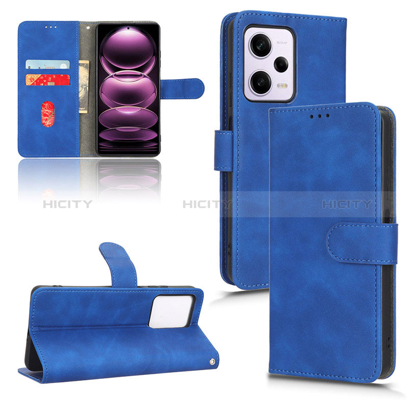 Funda de Cuero Cartera con Soporte Carcasa L03Z para Xiaomi Redmi Note 12 Pro 5G