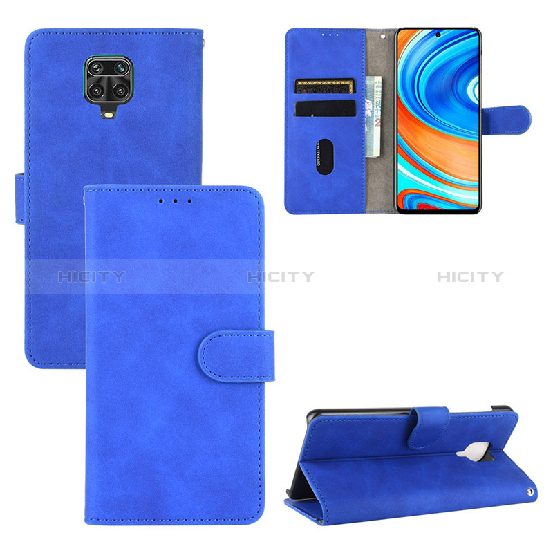 Funda de Cuero Cartera con Soporte Carcasa L03Z para Xiaomi Redmi Note 9 Pro