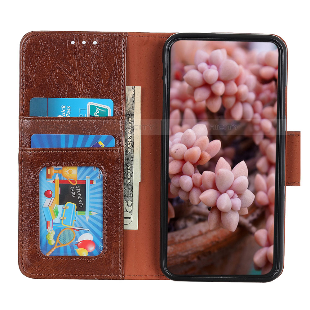 Funda de Cuero Cartera con Soporte Carcasa L04 para Alcatel 3 (2019)