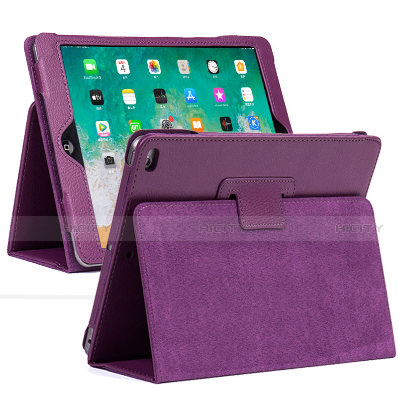 Funda de Cuero Cartera con Soporte Carcasa L04 para Apple iPad 10.2 (2019)