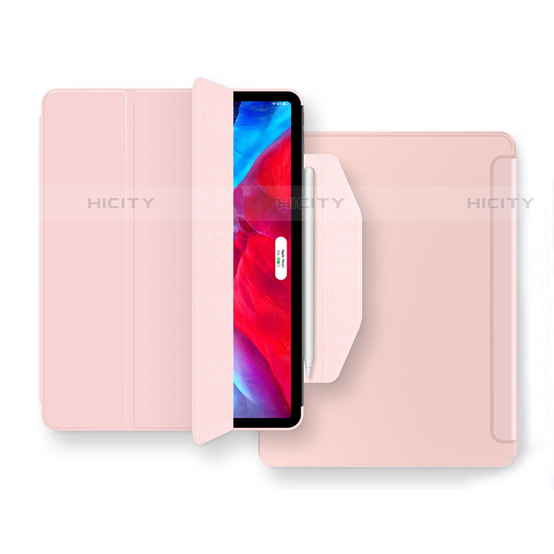 Funda de Cuero Cartera con Soporte Carcasa L04 para Apple iPad Air 10.9 (2020) Rosa