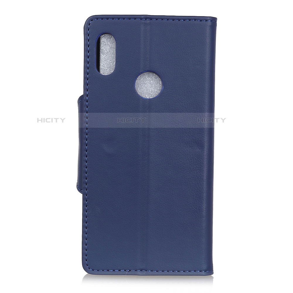 Funda de Cuero Cartera con Soporte Carcasa L04 para BQ Vsmart joy 1 Azul